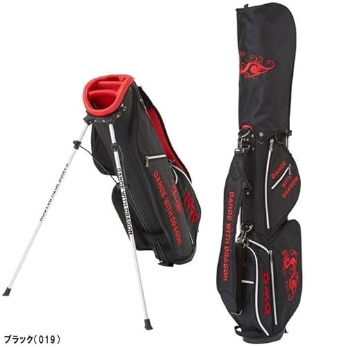 ダンスウィズドラゴン ゴルフ キャディバッグ９型【ブラック】美品！ ダンスウィズドラゴン ゴルフ キャディバッグ9型 美品！ 楽天市場