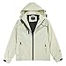 Xmiral Cappotto da donna con bottoni casual a maniche lunghe in pile tinta unita calda con tasca 100 Grammi Ragazzo ( XL,Cachi )