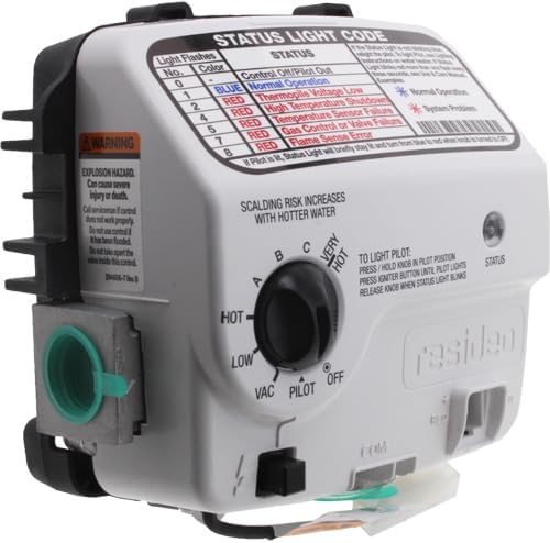 SP20832A - OEM Upgraded Replacement for Rheem Water Heater Natural Gas Valve