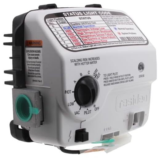 SP20832A - OEM Upgraded Replacement for Rheem Water Heater Natural Gas Valve