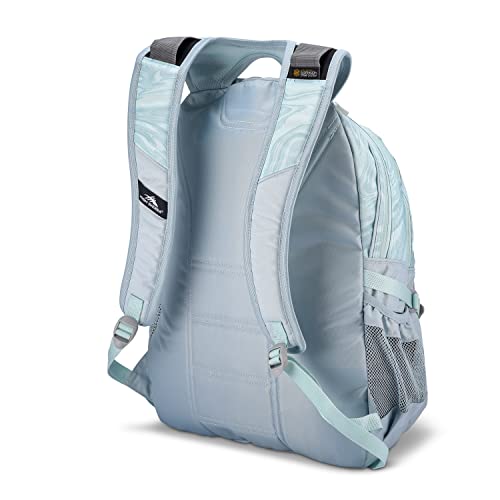 High Sierra Loop-Backpack, Travel, or Work Bookbag with tablet-sleeve, Marble, One Size2