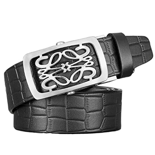 Ceinture en cuir pour homme parfaite au bureau comme en week-end, modèle classique 105 cm