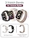 Smart Watches for Women Men (Answer/Make Calls, 3 Bands), 1.85
