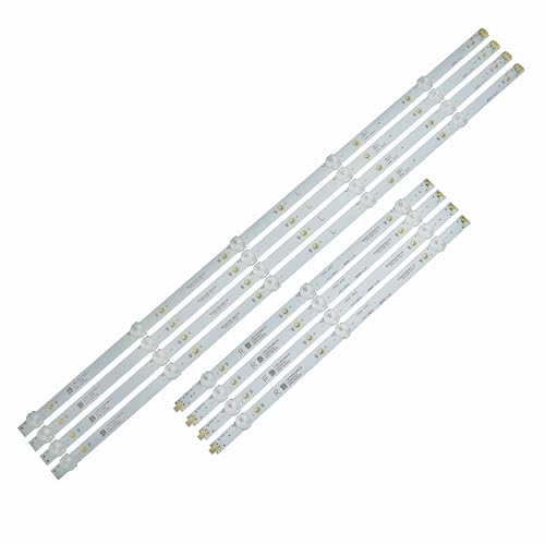 XIMAIACC LED Strips (8) for Insignia 50''TV NS-50DF710NA19 NS-50DF710NA21 NS-50F301NA24 LB50091 V1_00 LC-50LB601U TPT500J1 TPT500U1-QVN03.U LB-PM3030-GJBBY504X8ABL2 NS-50DF711SE21, 285404722910