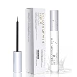 Wimpernserum, Lash Serum zur Effektiven Förderung des Wimpernwachstums, Augenbrauenserum Aktiviert Haarfollikel von der Wurzel an, Was zu Längeren, Stärkeren und Dickeren Wimpern Führt