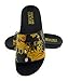 VERSACE JEANS COUTURE Womens Black/Gold Signature Pattern Pool Slide-EU36