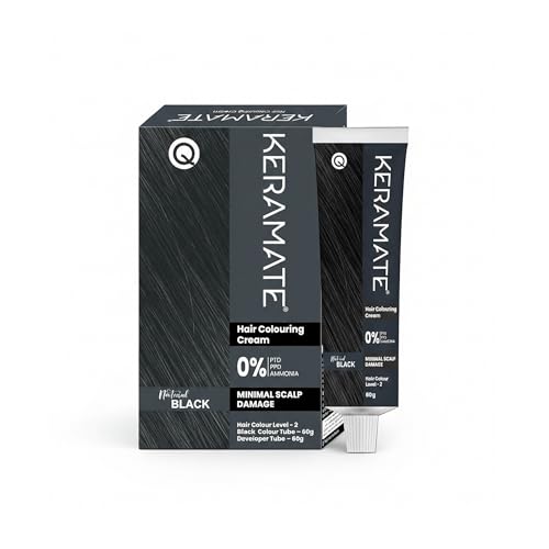 Natural Black Hair Color Cream – Ammonia-Free, No PTD & PPD | Intense, Safe Hair Colour