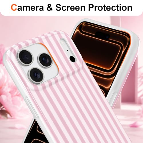 Coque iPhone 17 Pro Max silicone rose Hython - 3