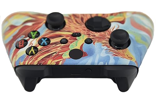 Image of ProControllers LLC Hand Airbrushed Fade Custom Controller Compatible with Xbox Series X /S & Xbox One (Series X /S Pheonix)