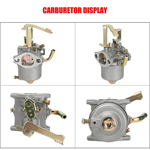 GREHUA Mini Bike Carburetor Carb Kit Compatible with Coleman CT100U CC100X Predator 79cc 98cc 100cc 3HP CK100S SK100 Minibike Go Kart 152F 154F Engine GEN1100 GEN154 Generator with Air Filter Adapter - Thumbnail 7