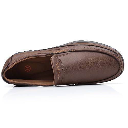 Image of COSIDRAM Men's Slip-On Loafers Lightweight Walking Shoes Daily Casual Wear | Convenient slip-on design, timeless casual shape, suitable for daily outings and light outdoor activities