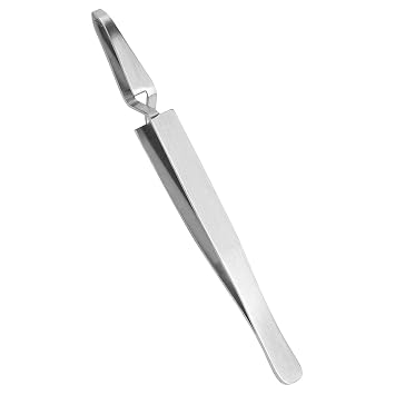 Tick Tweezer, Polished Durable High Hardness Tick Removal Tweezers, Professional Stainless Steel Flea for Pet Dogs Cats Removing Louse