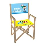 ✓ Regiestuhl mit doppelseitig bedruckter Rückenlehne und bedruckter Sitzfläche - bunte, creative Motive von Vispronet