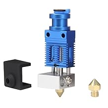 Upgrade Blue Extruder Hotend with Black Silicone Cover with 0.4mm Nozzle for Creality Ender 3/Ender 5/CR 10 Series 3D Printer