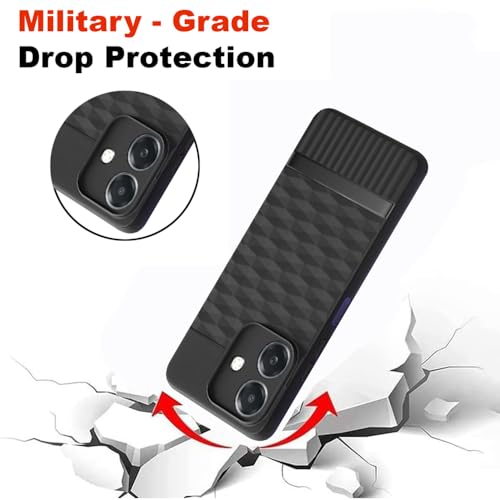 Image of Shockproof Case for Realme C61 4G / Narzo N61 4G | Full Camera Protection | TPU Flexible Back Cover for Realme C61 4G / Narzo N61 4G (Matte Black)