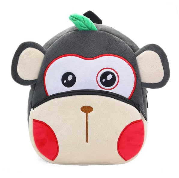 Image of blue tree Cute Kids Backpack Toddler Bag Plush Animal Cartoon Mini Travel Bag for Baby Girl Boy 1-6 Years, Ideal for Gifting for Kids