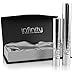 3D Fiber Mascara by Lash Factory - Infinity 3D Fiber Lashes. Waterproof & Volumizing, Simply The Best 3D Lashes, Unique Formula For Your Makeup Kit. Black, Smudge Proof, Hypoallergenic, Lasts All Day.