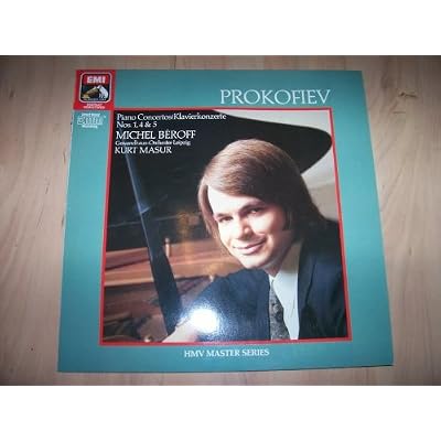 EG 290851 MICHEL BEROFF Prokofiev Concertos 1,4,5 LP