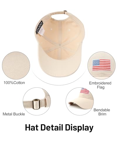 Image of XXL Baseball Cap For Big Heads, Soft Crown Washed Dad Hat, Oversized Denim Cap For Men Women Golf, Travel, Daily Wear