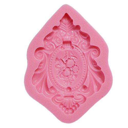 Anyana Victorian Picture Frame Sugarcraft Silicone Mold Cameo Gumpaste Cake Decorating European Fondant Cupcake Decotions Level Up Diy #TOP1