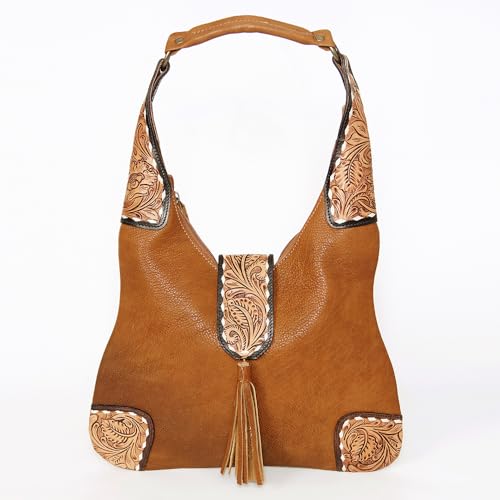 American Darling Hobo Hand Tooled Genuine Leather Western Women Bag | Handbag Purse Bags for Cute2
