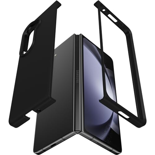 OtterBox Galaxy Z Fold5 Thin Flex Series Case - Black, Ultra-Slim, Hard Case with Soft Edges, 5G and Wireless Charging Compatible