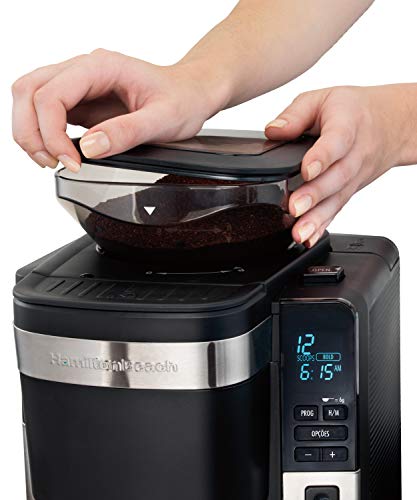 Cafeteira Elétrica InteliBrew, 20 Xícaras, Preta/Prata Hamilton Beach 220V
