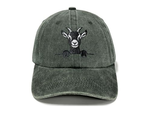 Image of Farm Animal Baseball Cap for Men Women, Goat Donkey Horse Pig Hat | Farm Life Inspiration, Classic Baseball Cap Design, Breathable Cotton Fabric, Secure Adjustable Buckle