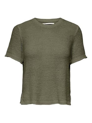 ONLY Damen Onlsunny S/S Nca KNT Pullover 15254282 ,Kalamata ,L