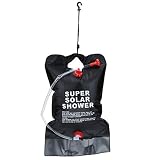 XUNMAIFBT Outdoor Shower Bag Solar Heated, Portable Outdoor Camping Shower Camp Shower Bag, for Beac