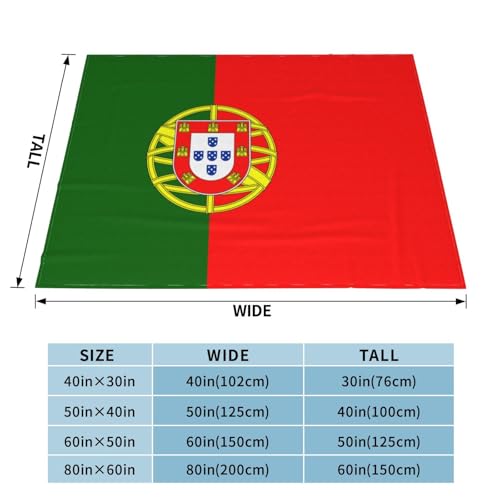 Couverture drapeau portugais 203x152cm idée cadeau communauté