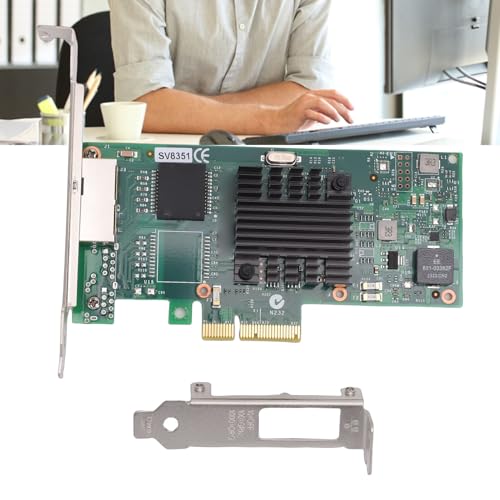 EBTOOLS Tarjeta de Red Gigabit de 2 Puertos con Chip I350-T2, 1Gb, con Puertos Dual RJ45, PCI Express 2.0 X4, para Windows 7/8/10/11 miniatura 5