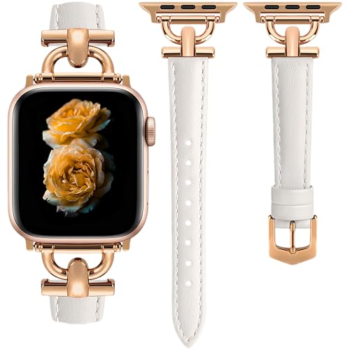 Bracelet cuir véritable Apple Watch cadeau fantaisie élégant