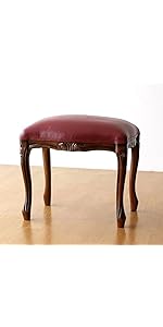 Amazon.co.jp: スツール アンティーク おしゃれ クッション ドレッサー