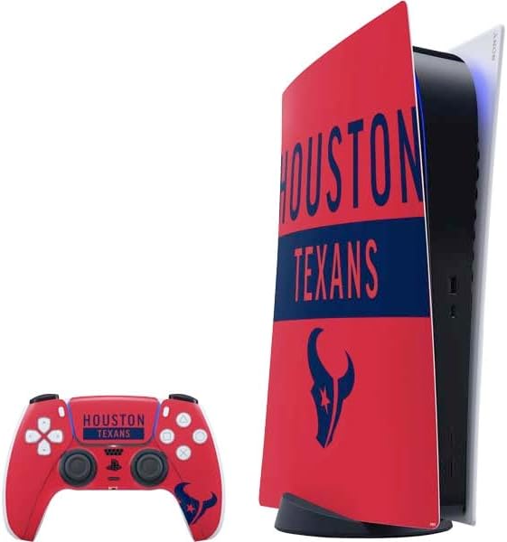 Skinit Decal Gaming Skin Compatible with PS5 Digital Edition Bundle - Officially Licensed NFL Houston Texans Design
