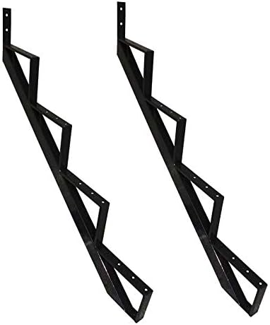 MTB Steel Stair Step Riser - 4 Step for Deck Height 35 Inches Stair Stringer