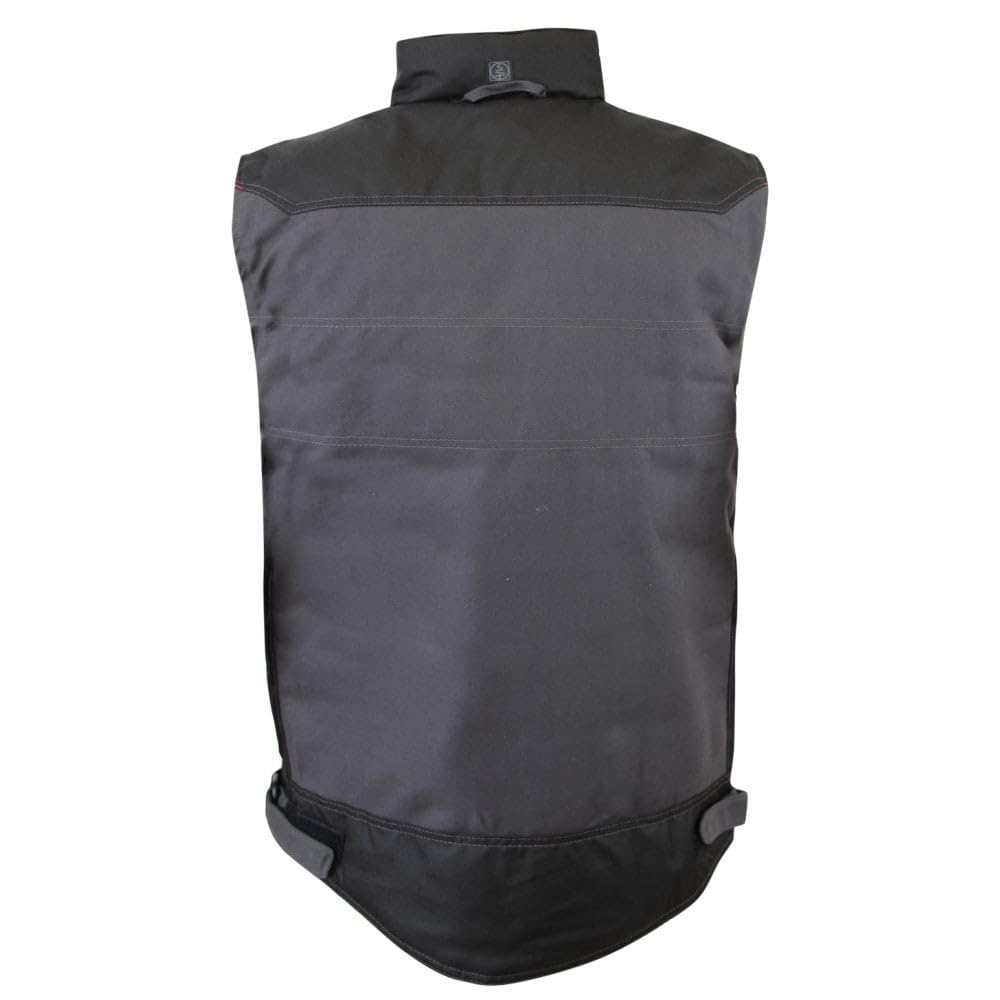Gilet Matelassé Bodywarmer LMA Workwear - Couleur Gris Nuit/noir - Taille 2/S - Modèle RHA10239 - Pour Travail, Extérieur