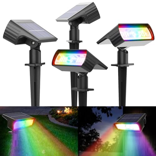 Lampes solaires de jardin étanches IP65 Moxled à 10 modes de couleurs changeantes