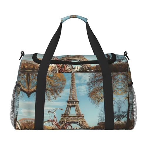 Sac de voyage Tour Eiffel et vélo idéal pour vos escapades d'un week-end