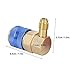 GLOGLOW Air Conditioning Components Coupler, Copper Material, Easy Install Adapter for AC Manifold Gauge Hose, Fits R134A Service Port and Automotive Applications Air Conditioning Quick