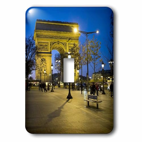 Interrupteur à bascule simple 3dRose lsp_81424_1 Arche de Triomphe - 2