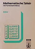  Mathematische Formelsammlung: Mathematische Tafeln, Mathematische Tafeln mit Formelsammlung für Gymnasien, Neubearb.
