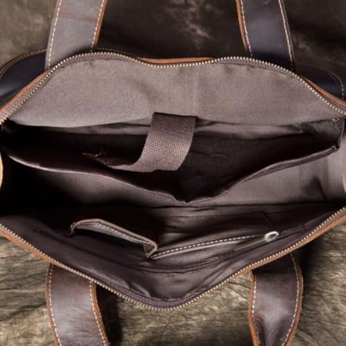 Mens Handbags Carrying Cases Messenger Shoulder Bags Briefcases Genuine Leather Laptop Bags4
