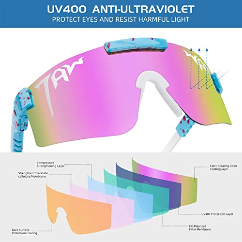 Chnlml Sports Sunglasses For Men Women, Polarized Uv400, Cycling Glasses For Baseball Fishing Running (P5) #TOP1