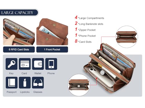 SENDEFN Small Crossbody Phone Purses for Women Vegan Leather Crossbody Bags Shoulder Handbags2