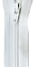 Ziplon Coil Zipper 20"-White