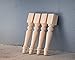 CAROLINA LEG CO. Knotty Pine Chunky Cottage Bench Legs - Made in USA - Replacement Coffee Table Legs - Set of 4 - Dimensions: 2.75