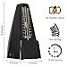 AODSK Mechanical Metronome Black Universal Metronome for Piano Guitar Violin Drums and Other Instruments Standard Loud Sound-Black