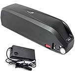 Ebike Battery 36V 18Ah Hailong Electric Bike Battery Lithium Battery Pack Replacement with Charger/BMS, 4 Pin Base, USB Port for 500W 350W 250W Motor