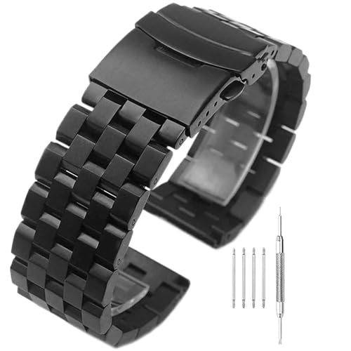 Bracelet de montre acier inoxydable réglable pour remplacer un bracelet usé hommes